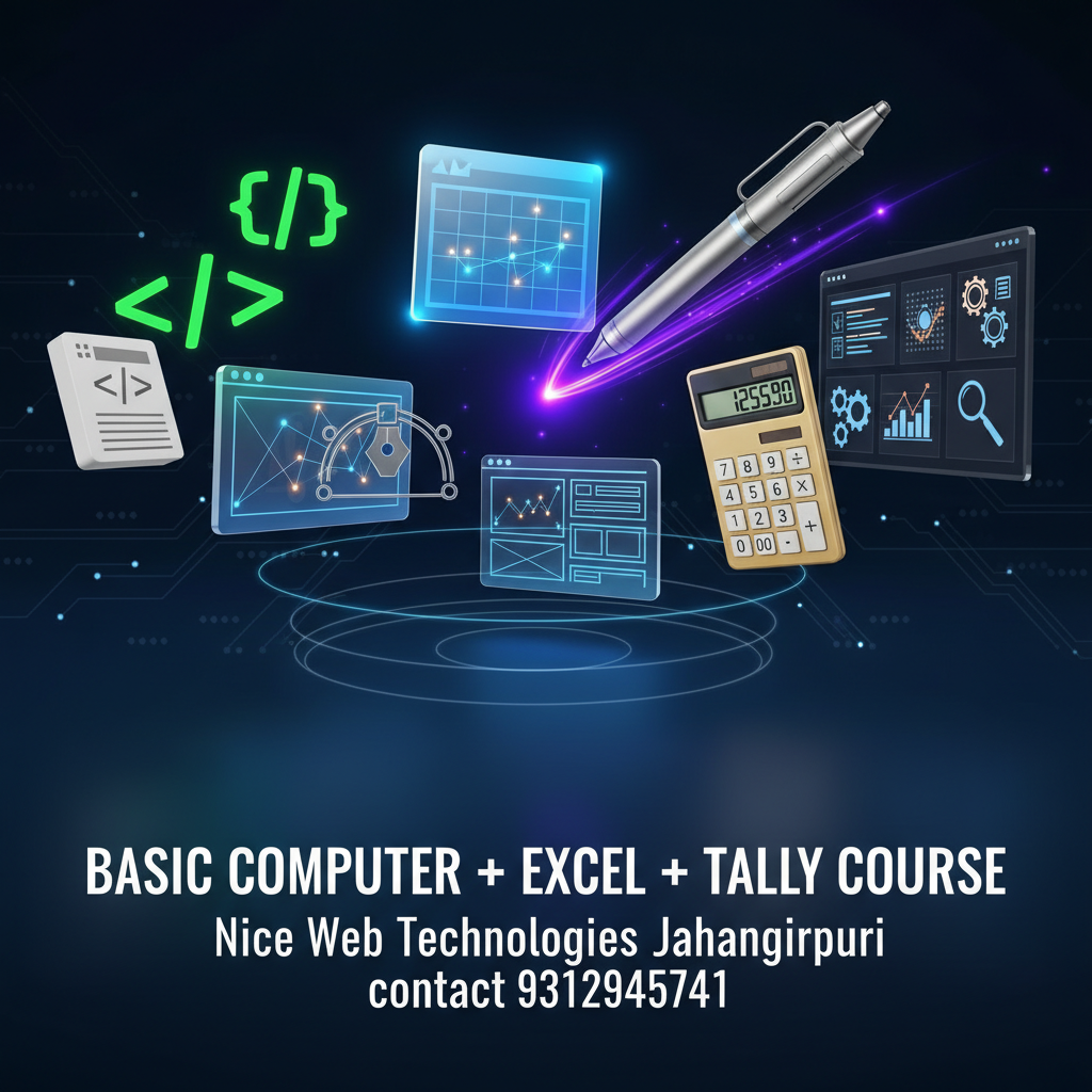 BASIC+ADV. EXCL+TALLY - Computer Course in Jahangirpuri Delhi